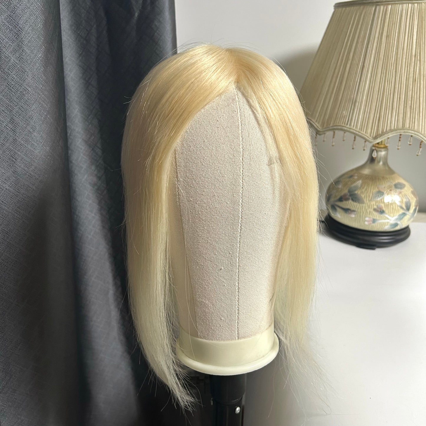 Mono base human hair topper 613# 150% density 5.5x6" base size