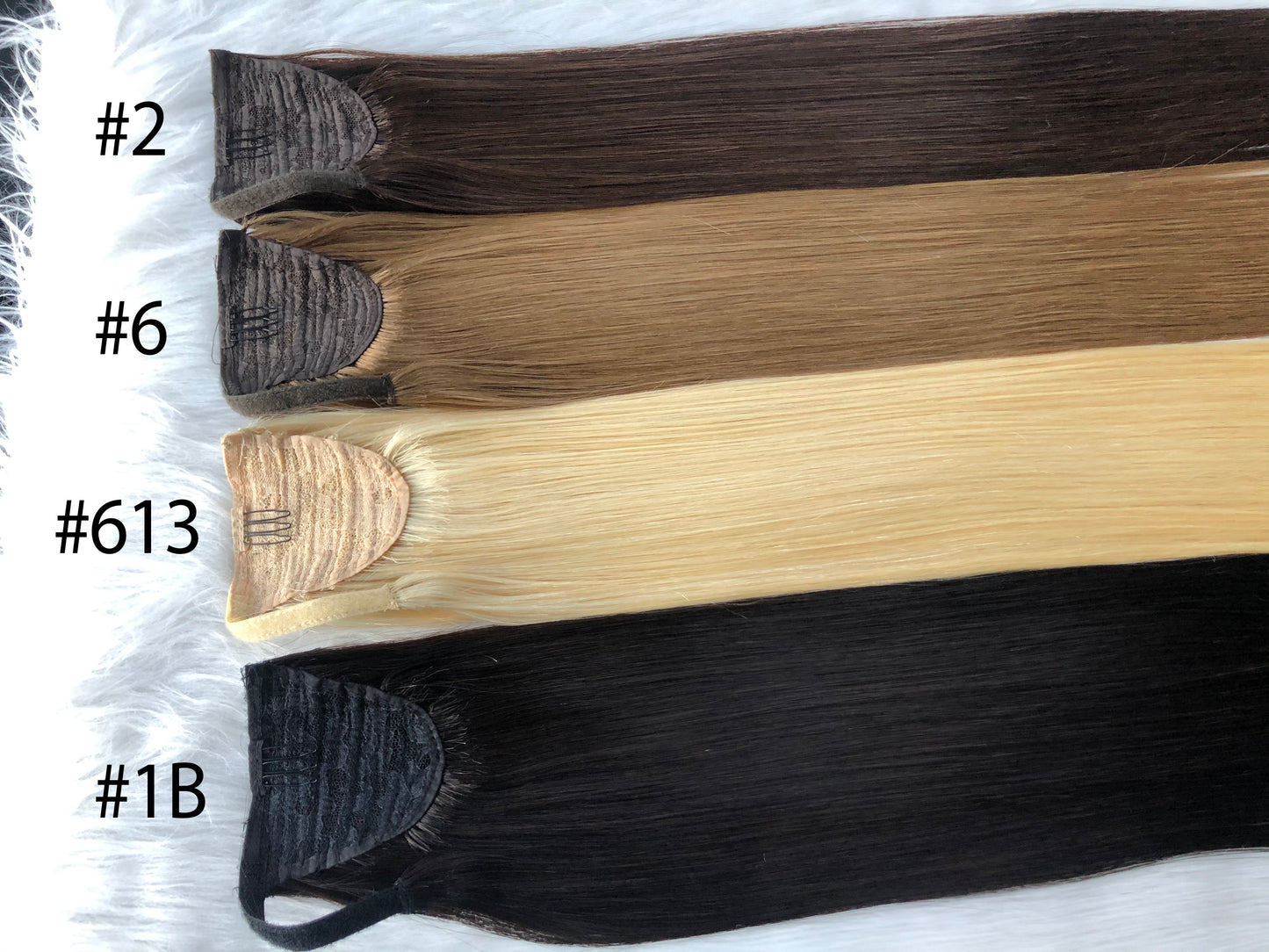 High quality Virgin ponytail hair extensions