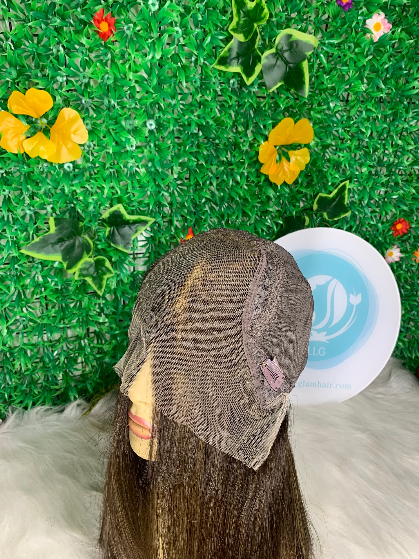 Luxury 14 Inch Virgin Hair Jewish Lace Wig | Straight 13×6 Lace Front Sheitel T2P2/4#