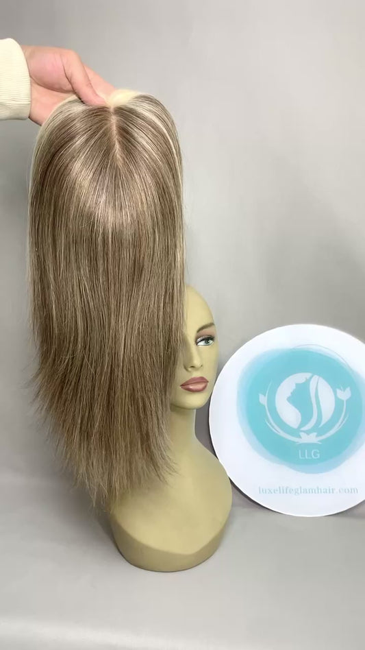 8x8 silk base topper