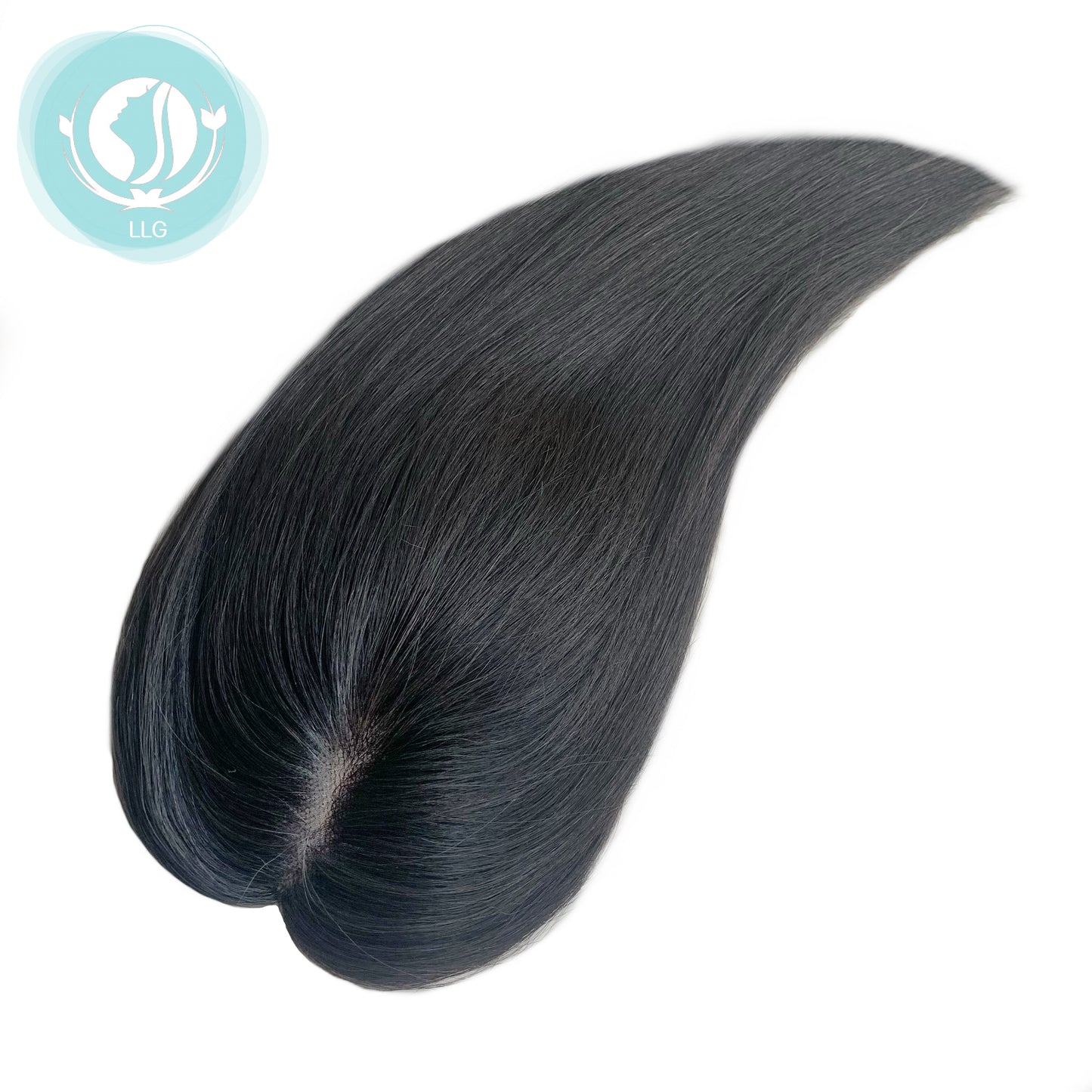 Mono base 3×6″ 16″ European virgin hair colour 1b# color Ava topper