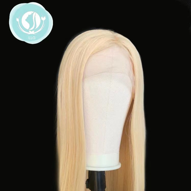 Silk base wig 5×5″ 18″ virgin hair colour 613# Faux wig