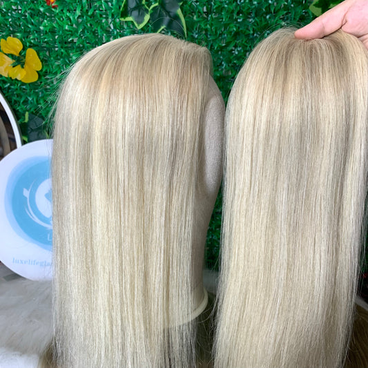 4×5 Mono Hair Topper – 16 Inch Human Hair Topper color 116#