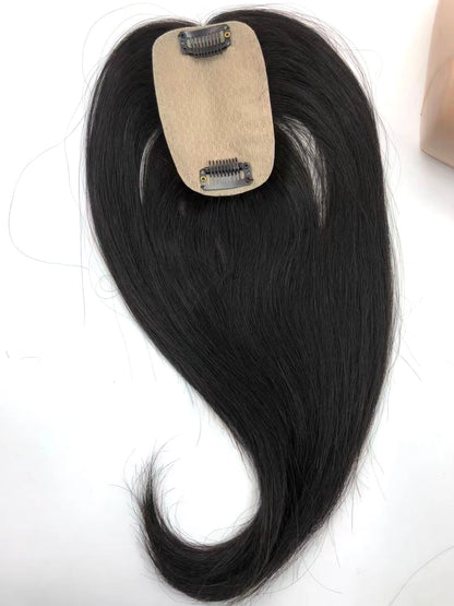 Top Quality Russian Raw hair Machine injection silk base topper For women hair toupee