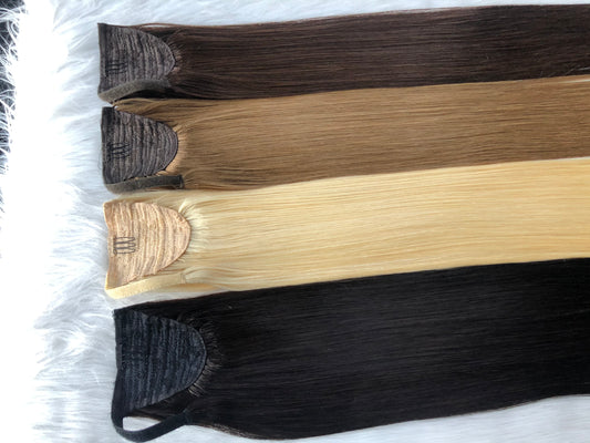 High quality Virgin ponytail hair extensions