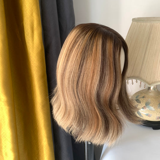 Short Bob Balayage Human Hair Wig Factory Direct Wholesale