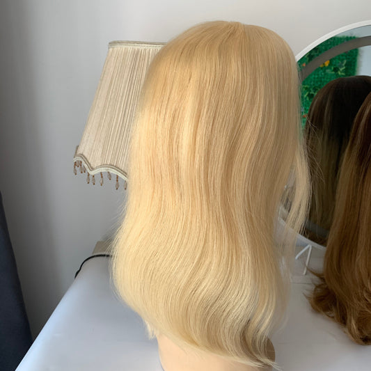 6x6 Injection Silk Base Hair Topper Human Hair Factory Direct Wholesale