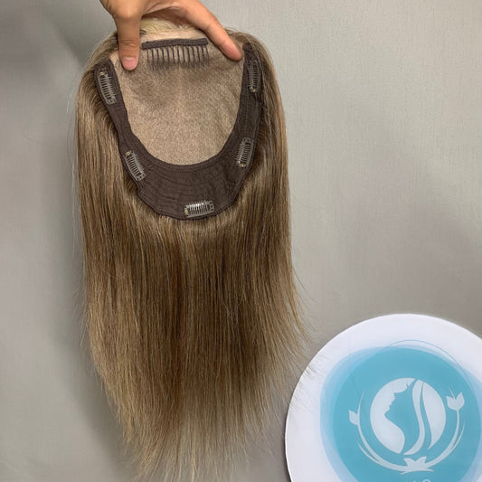 8x8 Silk Base Hair Topper Human Hair Factory Direct Wholesale