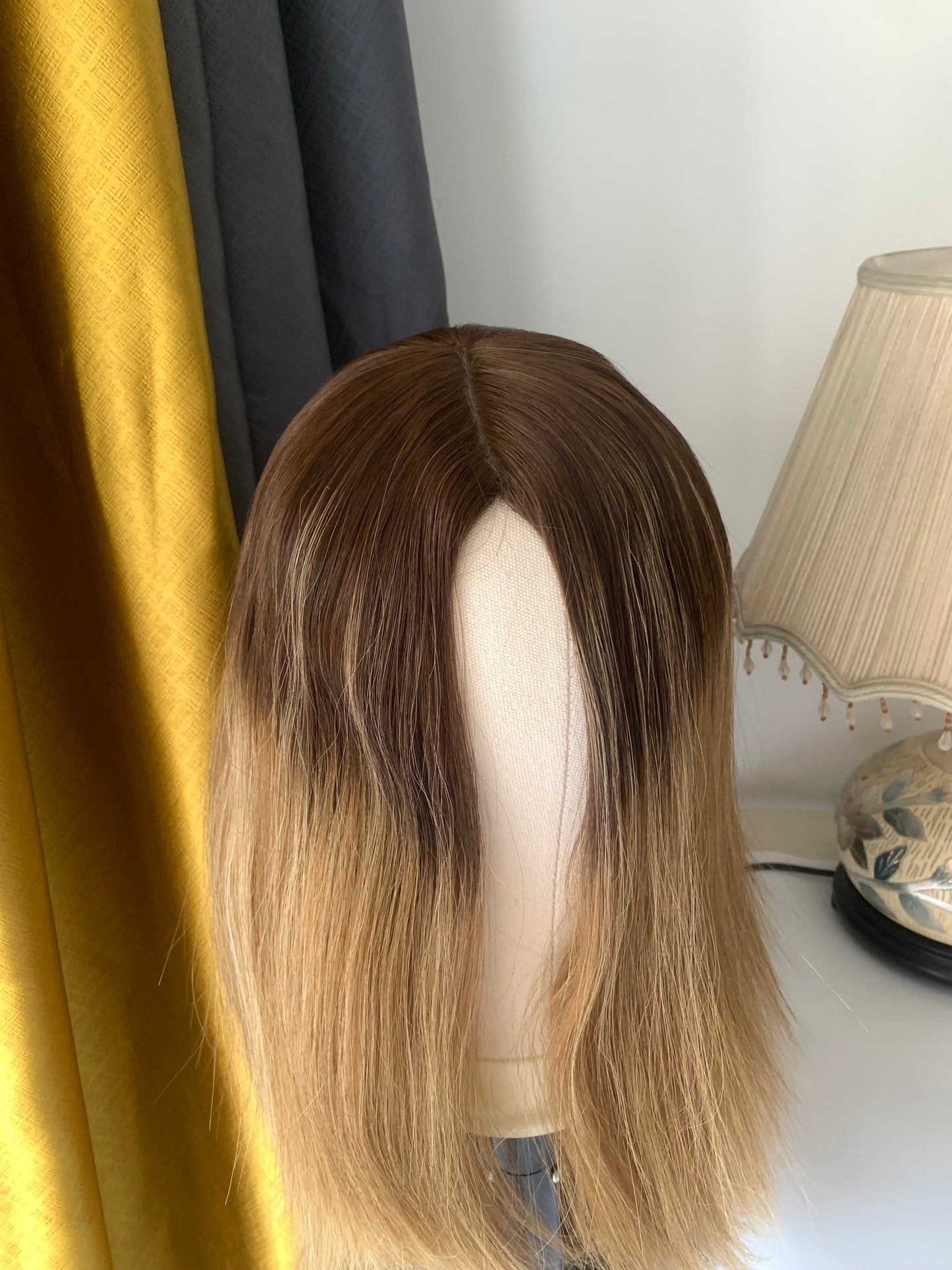 Certificated Jewish Wig With Silk Top Human Hair