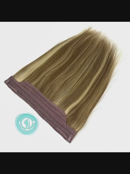 Halo Hair Extensions – Invisible Wire Human Hair Extensions