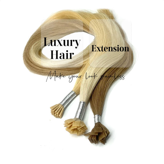 Luxe Full Cuticle Aligned Keratin Pre-bonded Flat Tip Hair Extension