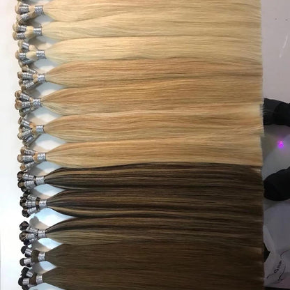 Luxe Double Drawn virgin Human Hair Handtied Weft Hair Extensions