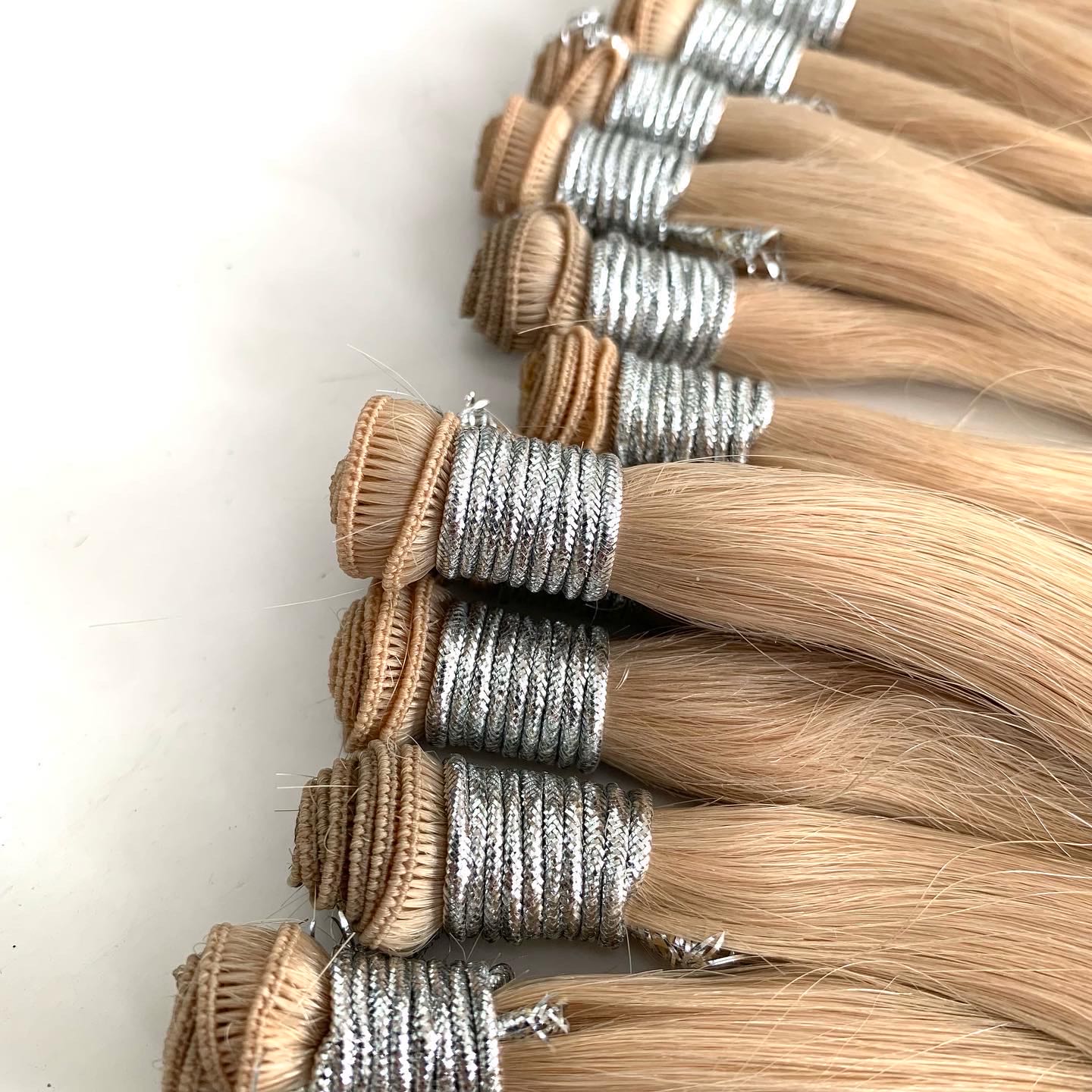 Luxe Double Drawn virgin Human Hair Handtied Weft Hair Extensions